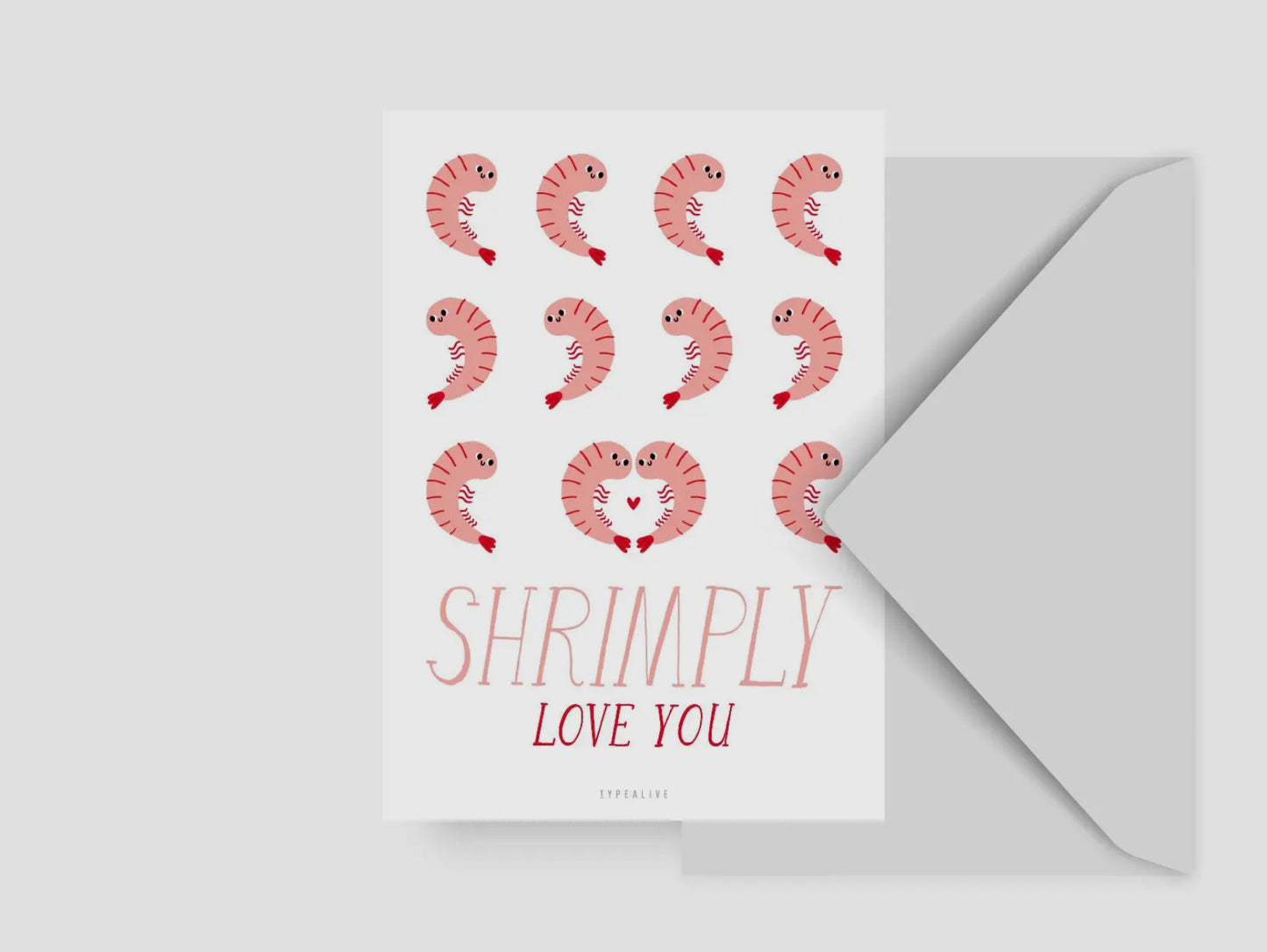 Postal Shrimply Love You