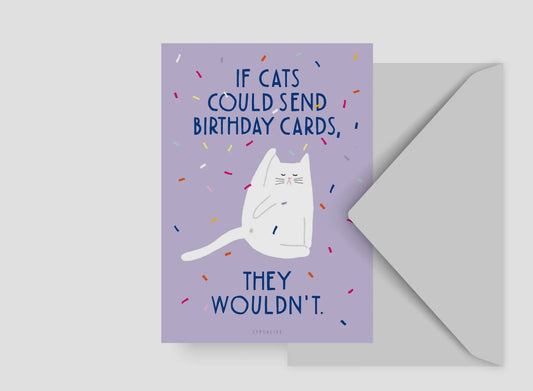 Postal If Cats Could Send Birthday Cards