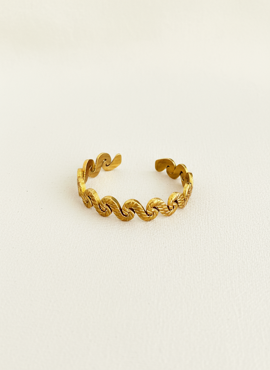 Pulseira Ondas Aberta