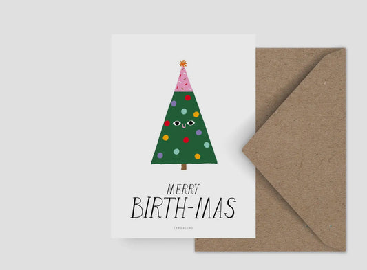 Postal Natal - Merry Birth-Mas