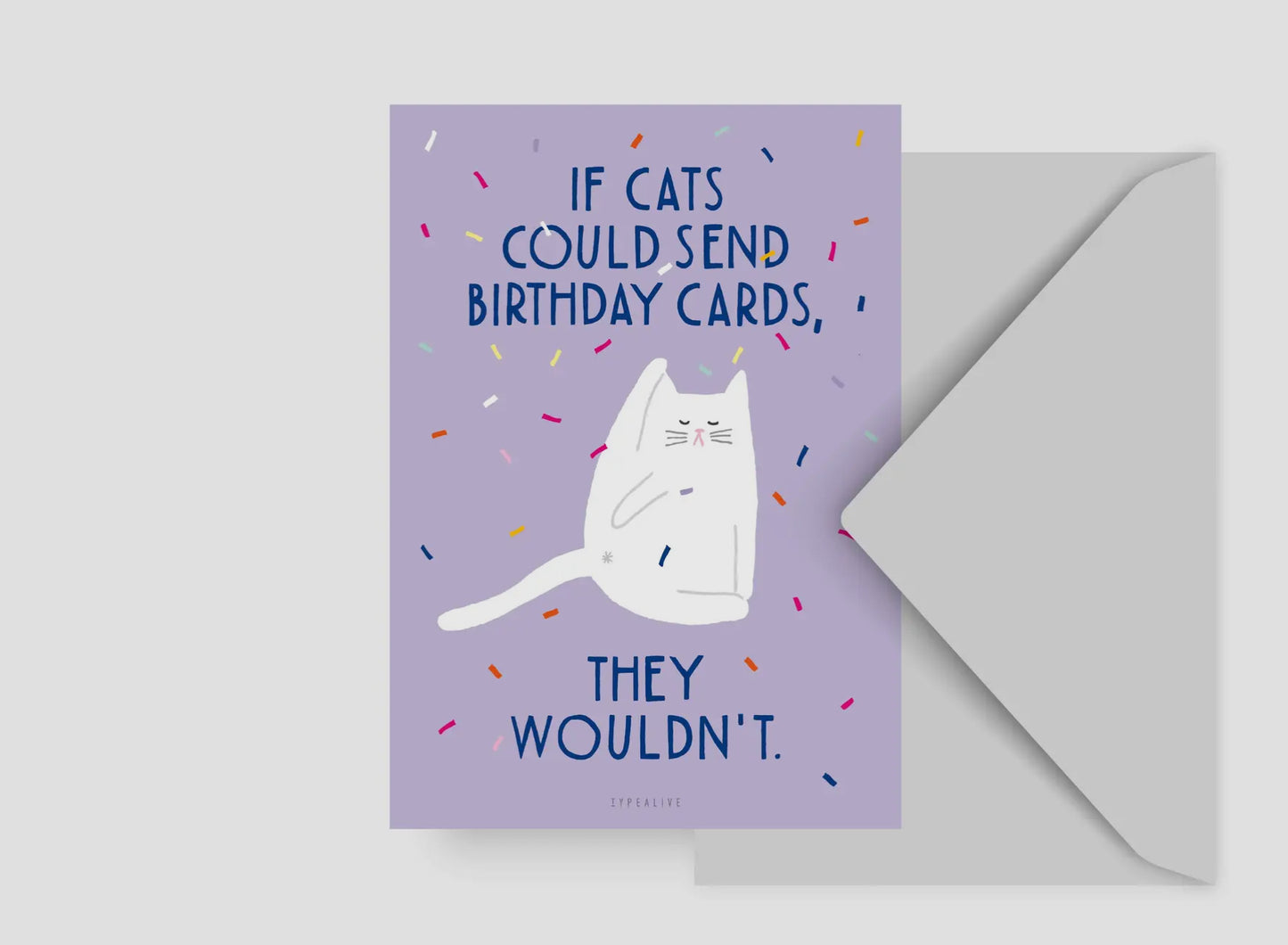 Postal If Cats Could Send Birthday Cards