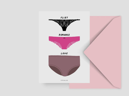 Postal Flirt Romance Love